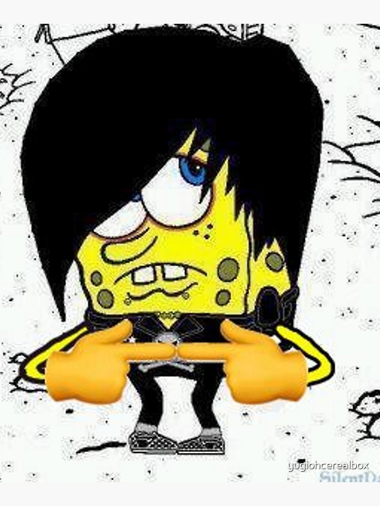 "emo bob" Mounted Print for Sale by yugiohcerealbox Redbubble