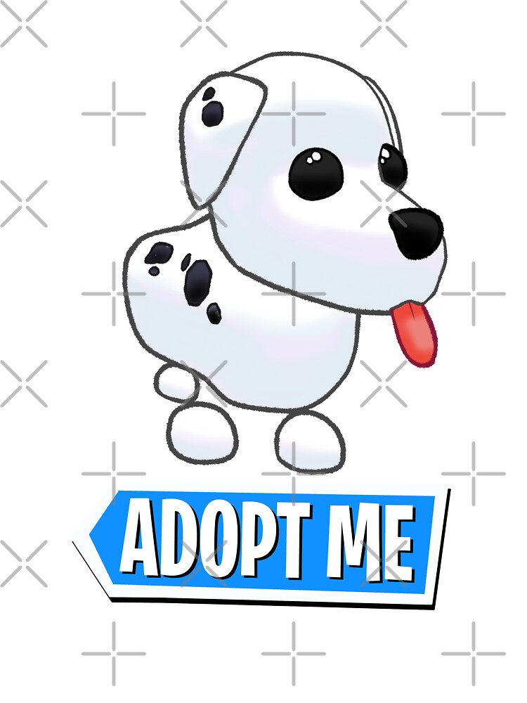 Adopt Me Dalmation With Logo Kids T Shirt By Pickledjo Redbubble