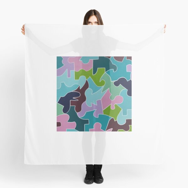 Following Blue Blocks - Kizd Scarf