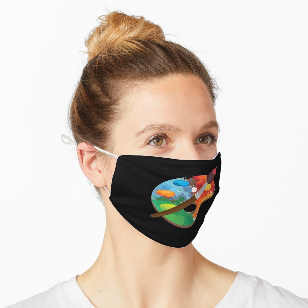 Artist Paint Palette Arts Crafts Painter Gift Mask