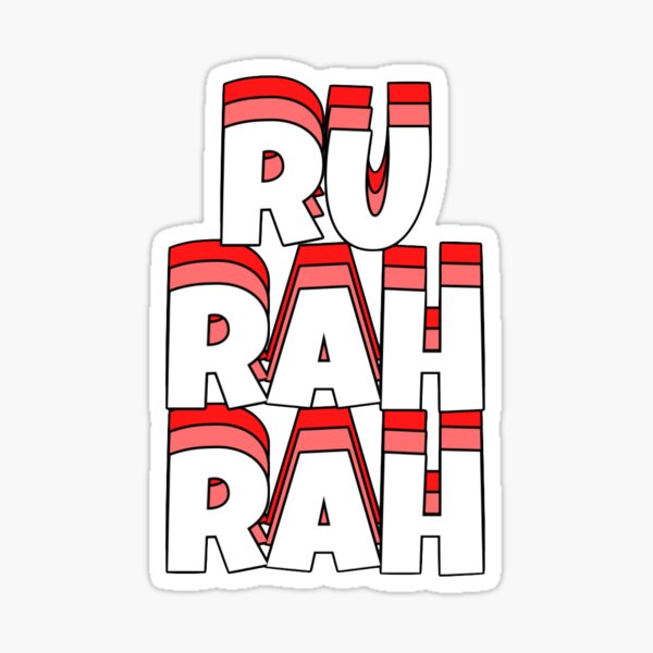 Ru Rah Rah Stickers Redbubble