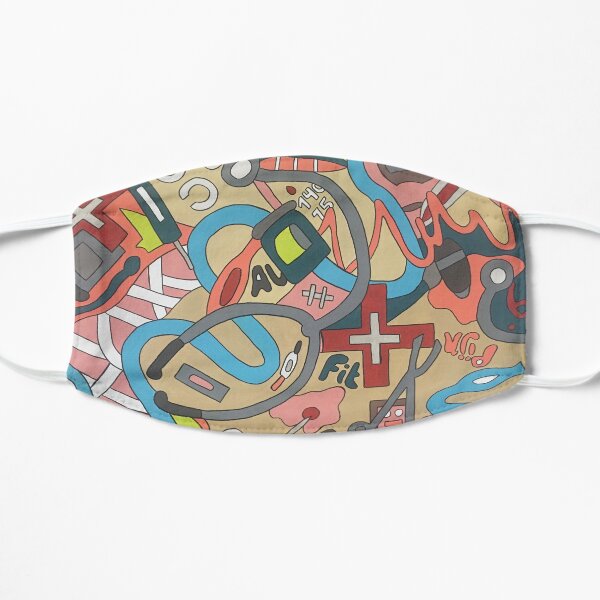 A painting a day keeps the doctor away - Kizd Small Mask