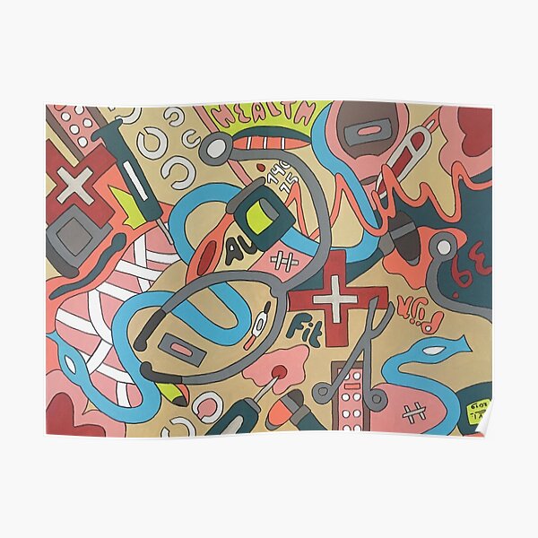 A painting a day keeps the doctor away - Kizd Poster