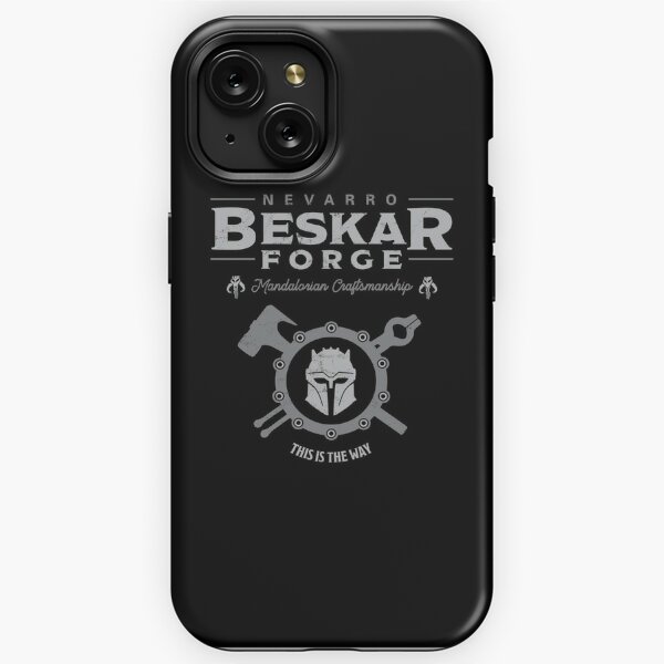 Beskar Imperial Phone Case Silver Edition for Apple iPhone 15 Pro Max  Magsafe iPhone 14 Pro Max iPhone 13 Pro Mini Star 12 11 SE XR X Wars 