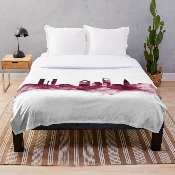 "Riyadh" Throw Blanket for Sale by MonnPrint Redbubble