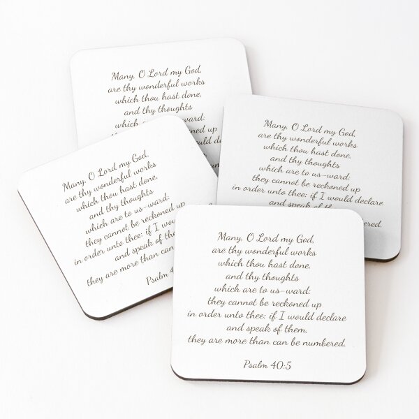 Item preview, Psalm 40:5 designed and sold by neteor.