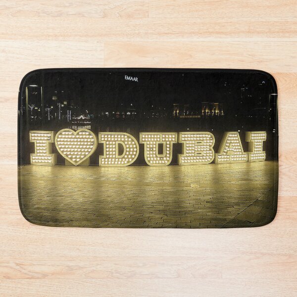Item preview, I love Dubai neon sign at Burj Khalifa designed and sold by PPFImages.