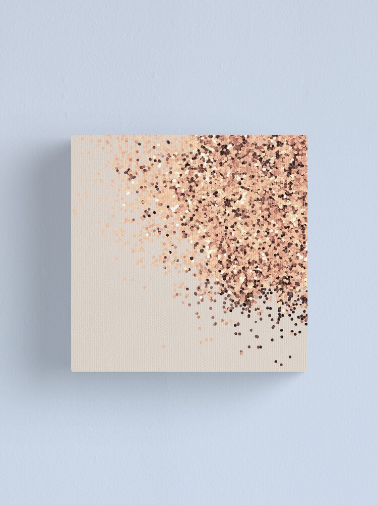 "Gold Glitter" Canvas Print for Sale by newburyboutique Redbubble