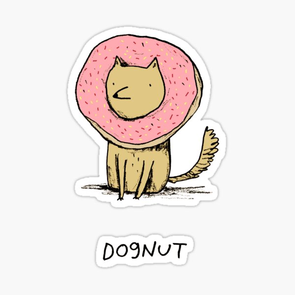 Dognut Sticker