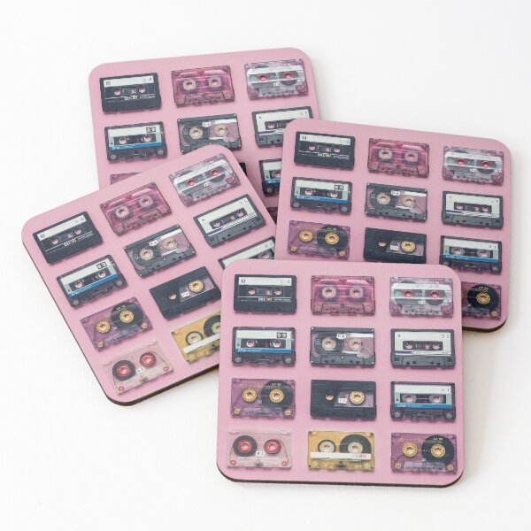 Item preview, Retro Cassette Tape Music Pattern designed and sold by createdbycam.