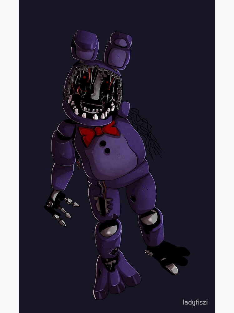 Como DESENHAR o WITHERED BONNIE - Como DIBUJAR a