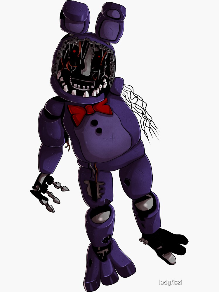 FNAF 4 Nightmare Animatronics Sticker for Sale by ladyfiszi