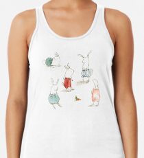 If Rabbits Wore Pants Racerback Tank Top