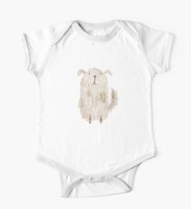 Fluffy Dog One Piece - Short Sleeve