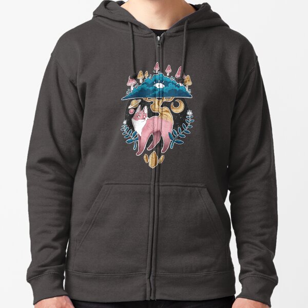 Fox Tree Zipped Hoodie