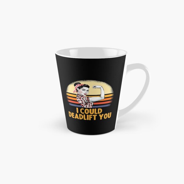 Item preview, I Could Deadlift You - Strong Girl Retro Vintage Sunset Gift designed and sold by Dressed For  Duty.