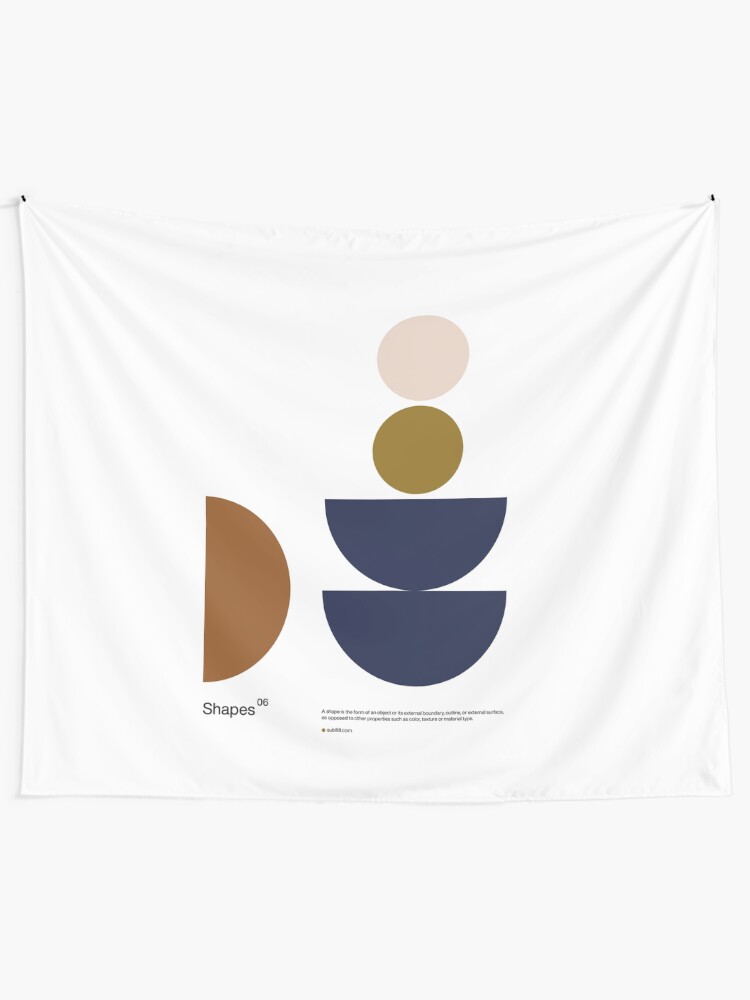 Alternate view of Shapes 06 Tapestry