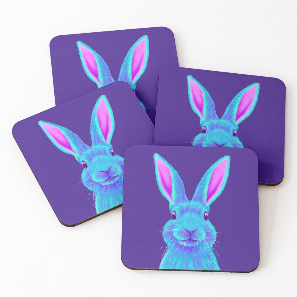 Item preview, Coasters (Set of 4) designed and sold by NeonFuzz.