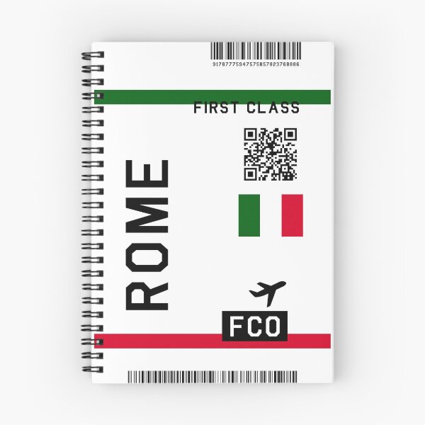 Item preview, Flight Ticket Rome designed and sold by swaynowo.