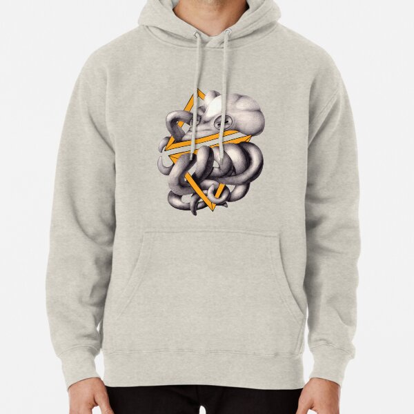 Geometric Shapes and an Octopus Pullover Hoodie