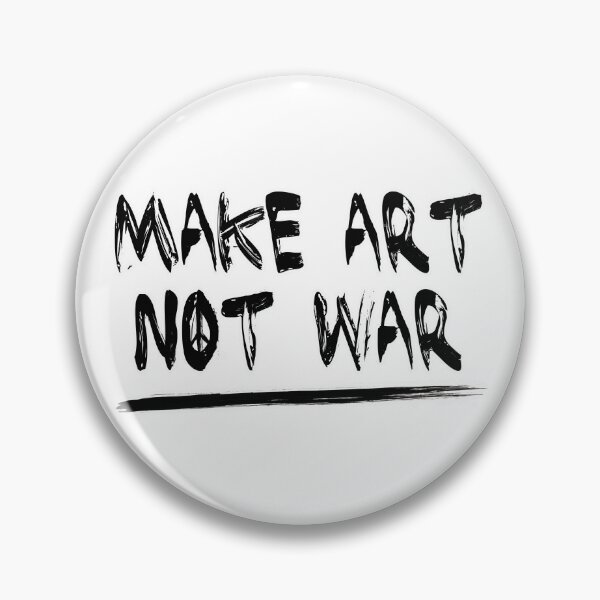 Item preview, Make Art Not War designed and sold by goofyfootartist.