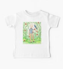Sir David Attenborough & a Parrot Baby Tee