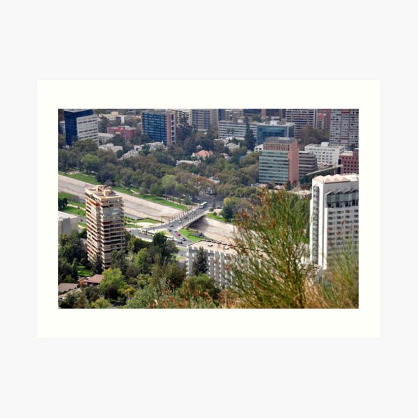 Santiago de Chile Art Print
