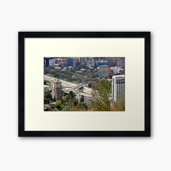Santiago de Chile Framed Art Print