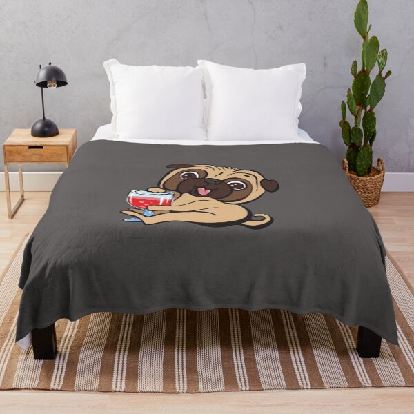 Item preview, pug sediento designed and sold by Delicarte.