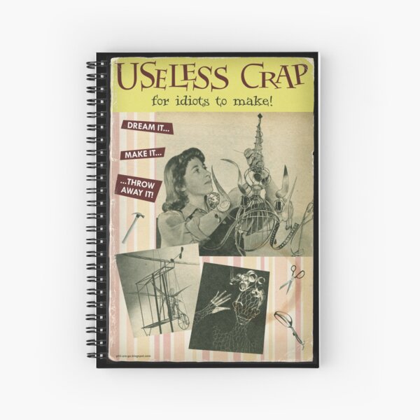 Item preview, Cover of hobby magazine "Useless Crap for Idiots to Make!'". designed and sold by philarego.