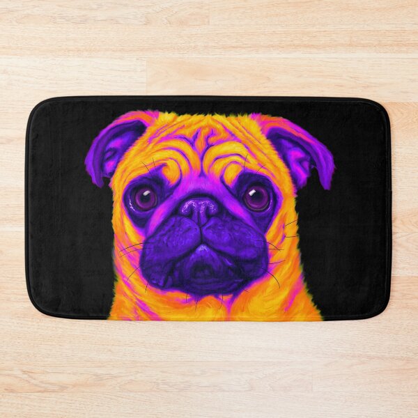 Item preview, Orange and Purple Pug designed and sold by NeonFuzz.