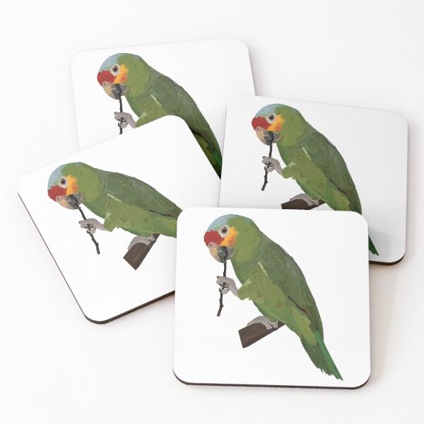 Item preview, The Red-fronted Amazon (Amazona autumnalis) designed and sold by obscurite.