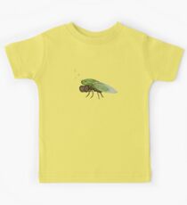 Cicada Playing a Squeezebox Kids Tee