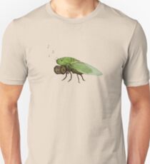 Cicada Playing a Squeezebox Unisex T-Shirt