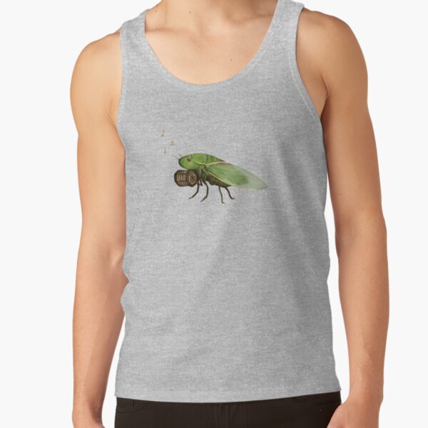 Cicada Playing a Squeezebox Tank Top