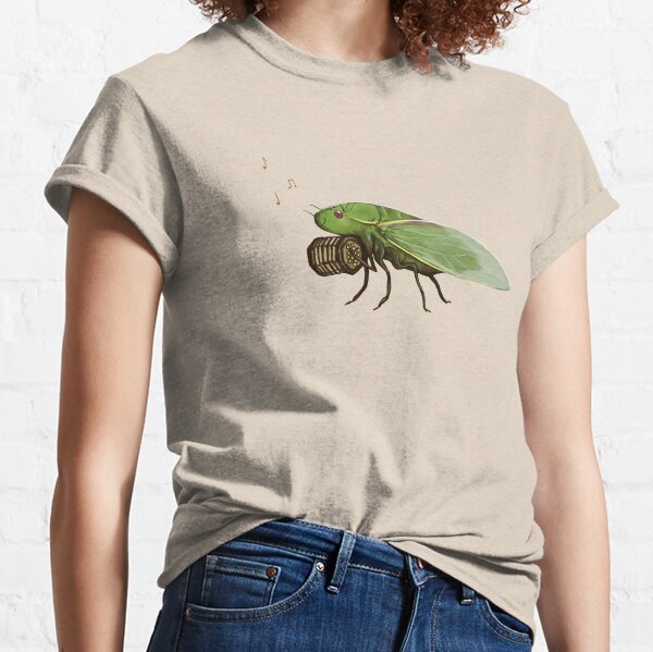 Cicada Playing a Squeezebox Classic T-Shirt