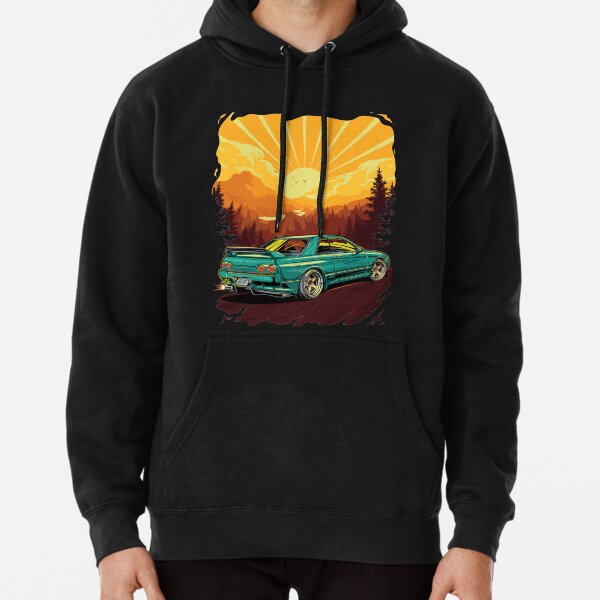 Nissan Skyline R32 BNR Pullover Hoodie
