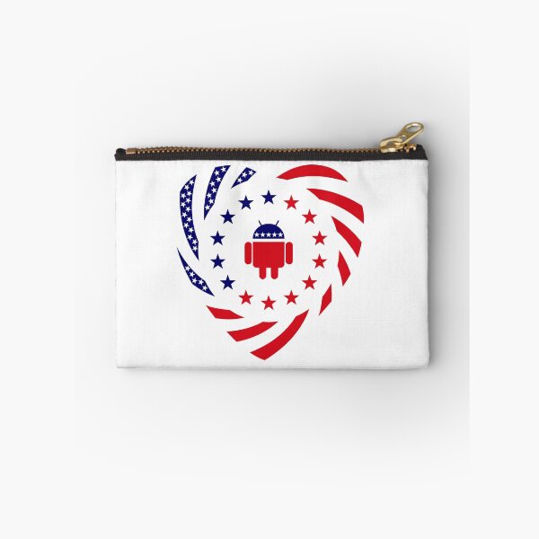 Item preview, Android Murican Patriot Flag Series (Heart) designed and sold by Carbon-Fibre Media.