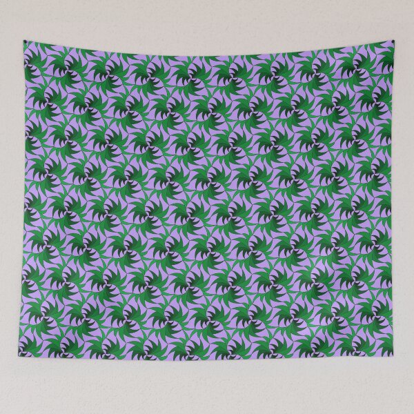 Item preview, Spiral pattern green purple  designed and sold by jeanneius.