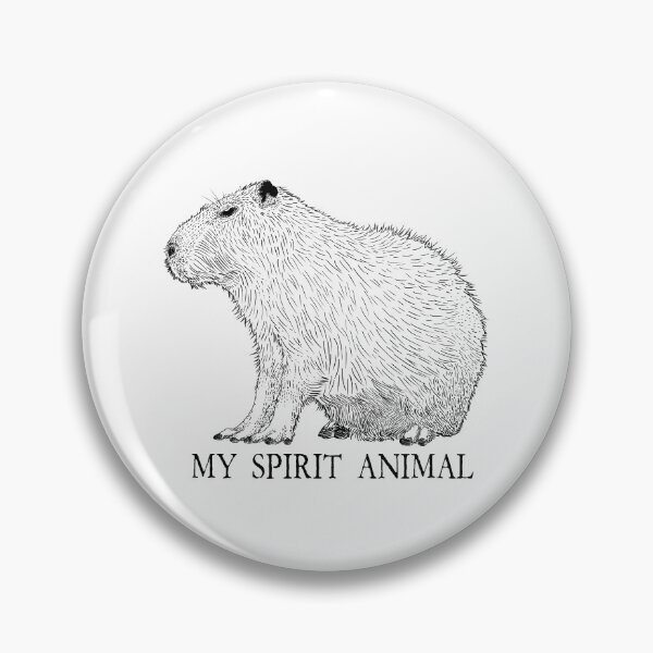 Item preview, Capybara: My Spirit Animal! designed and sold by impishthreads.