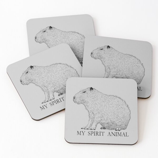 Item preview, Capybara: My Spirit Animal! designed and sold by impishthreads.