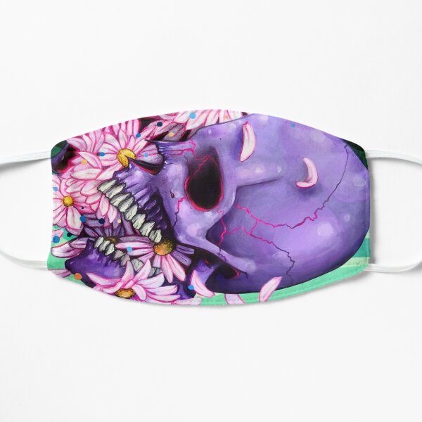 Pushing Up Daisies in color Flat Mask