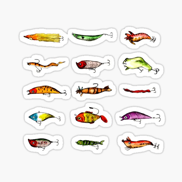 Sport Fishing Stickers for Sale, Free US Shipping
