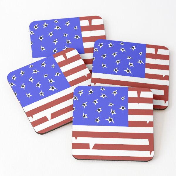 Item preview, American Flag Bullet Holes designed and sold by christopper.