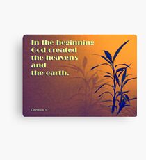 In the Beginning Canvas Print