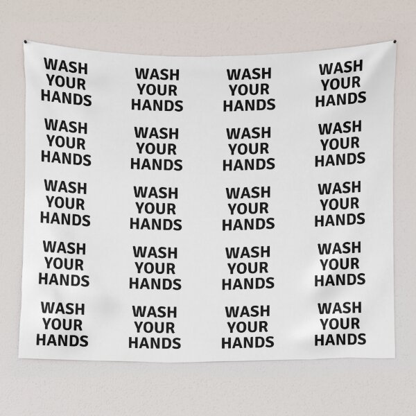 Item preview, Wash your hands designed and sold by LeighAnne64.