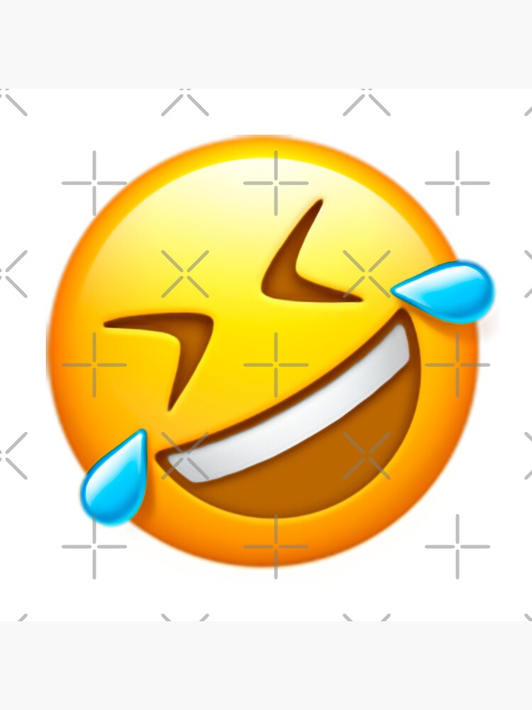 Auf Dem Boden Rollen Lachend Emoji Grusskarte Von Amemestore Redbubble