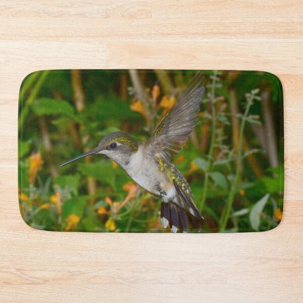 Item preview, Ruby-Throated Hummingbird Hovering designed and sold by LJSparvero.