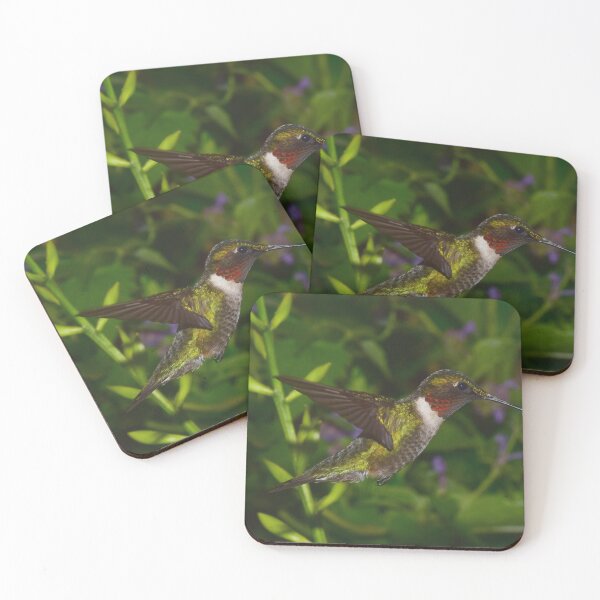 Item preview, Male Ruby-Throated Hummingbird in flight designed and sold by LJSparvero.