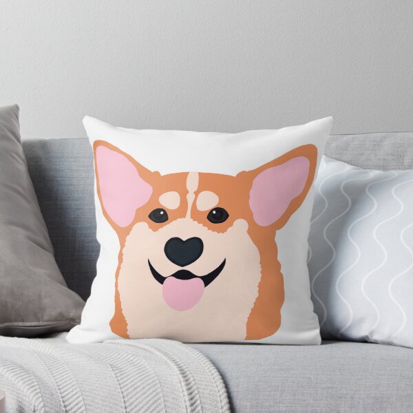 Item preview, Corgi Face Red n White designed and sold by Clarmeleon.
